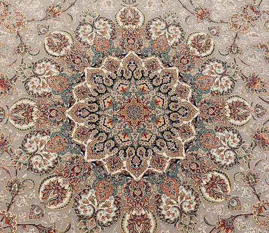 فرش ستاره کویر یزد 1500 شانه کلکسیون ستارگان کویر کد TX500 زمینه 1037 (برجسته)