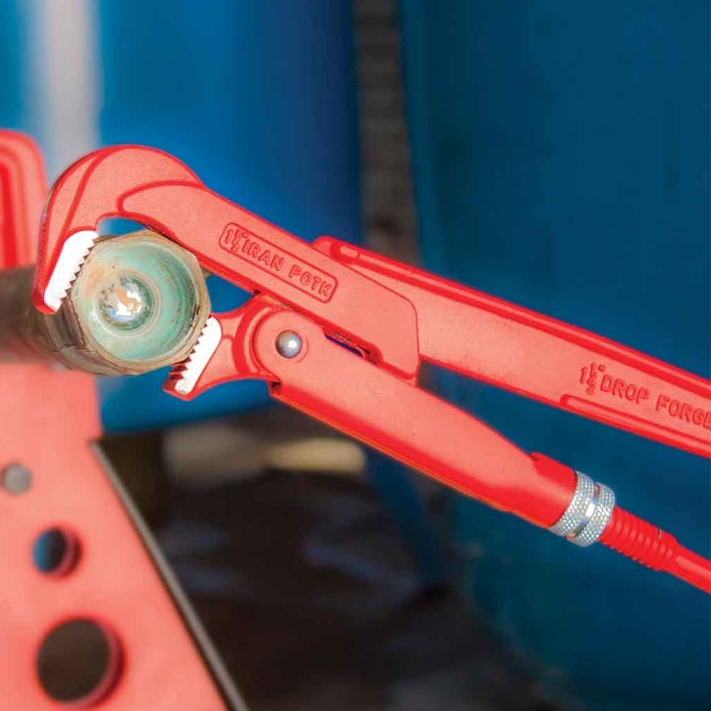 آچار لوله گیر دو دسته ایران پتک سایز 1.5اینچ