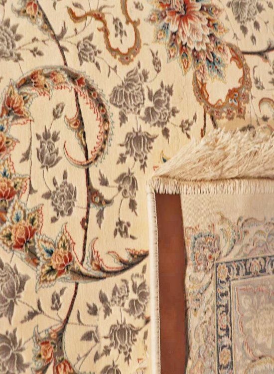 فرش ستاره کویر یزد 1500 شانه کلکسیون ستارگان کویر کد TX500 زمینه 1003 (برجسته)