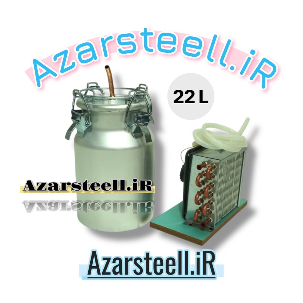 دستگاه تقطیر گلاب گیر و عرق گیر 22 لیتری برقی فن دار مس
