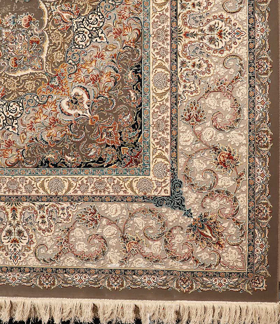 فرش ستاره کویر یزد 1500 شانه کلکسیون ستارگان کویر کد TX500 زمینه 1073 (برجسته)