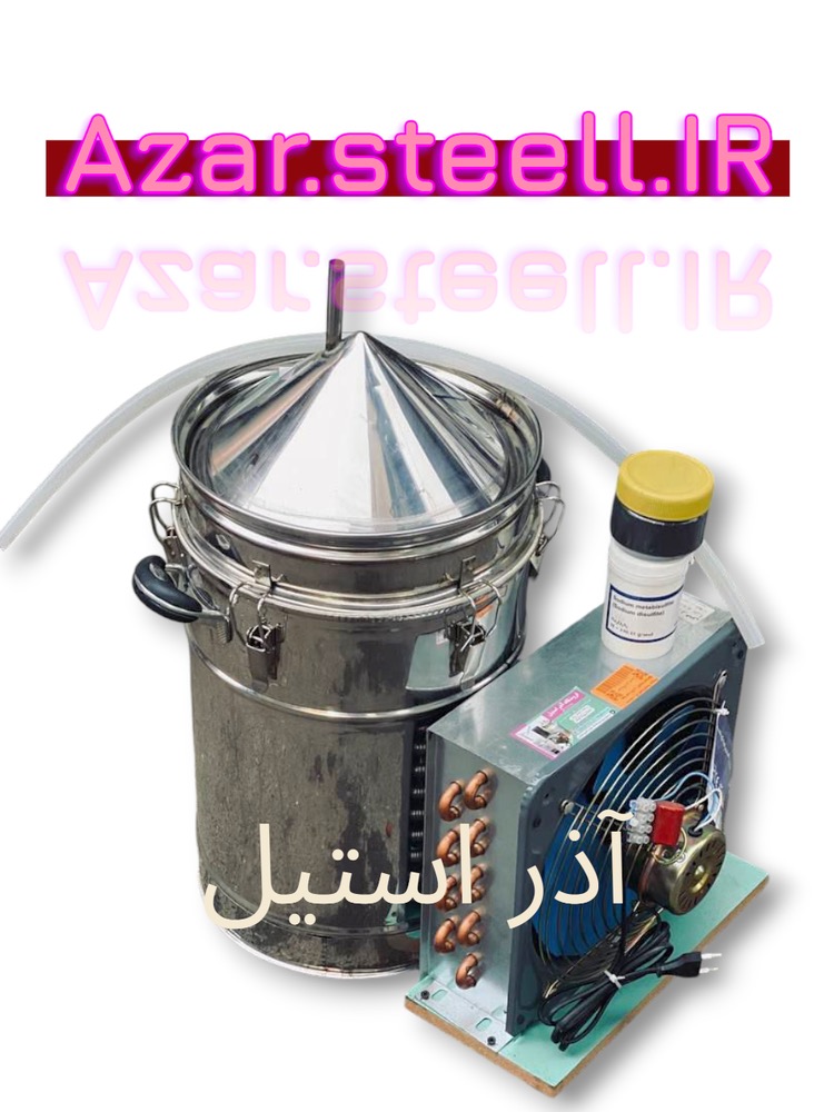 دستگاه تقطیر عرقگیر گلابگیر استیل 30 لیتری برقی