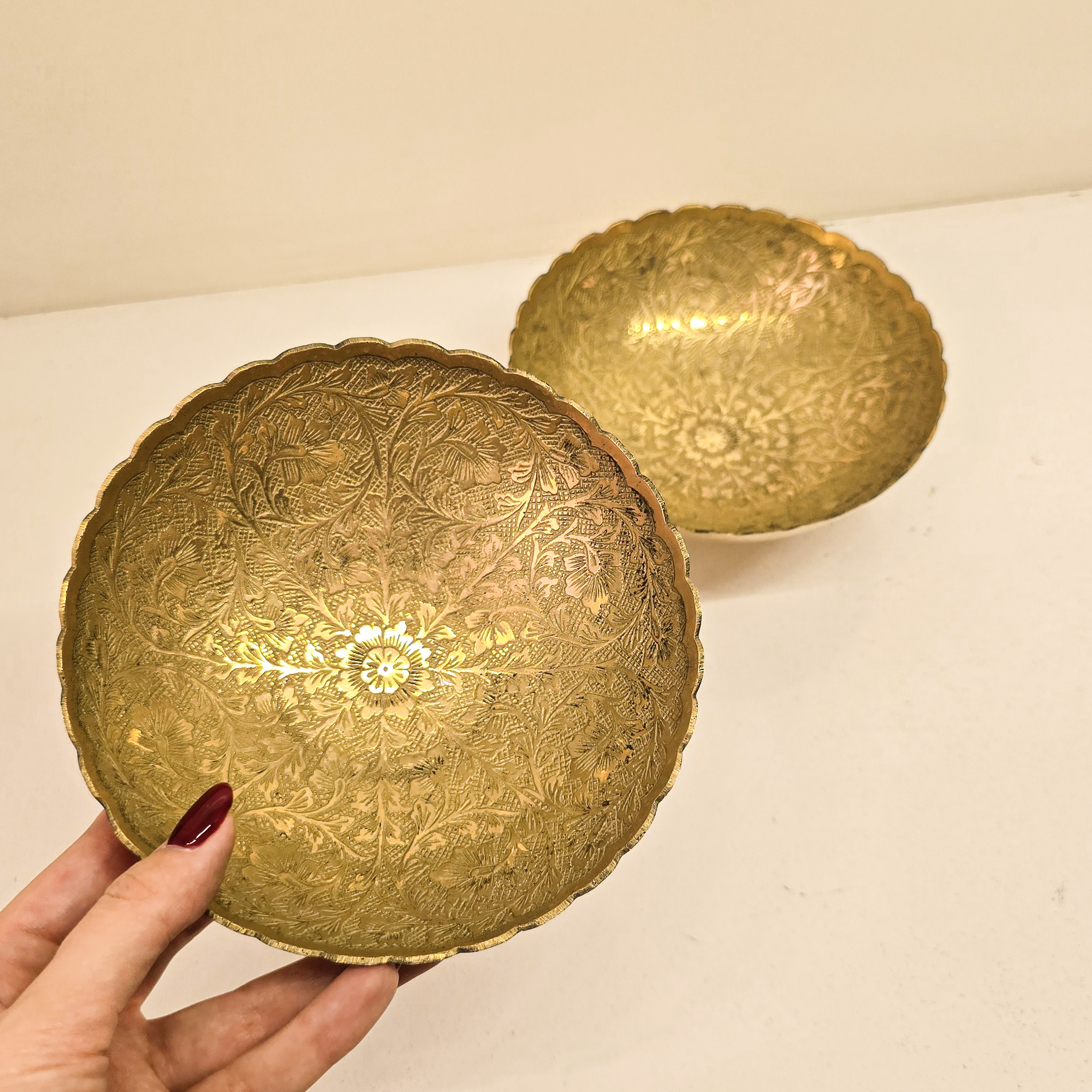 کاسه آجیل خوری برنجی هندی