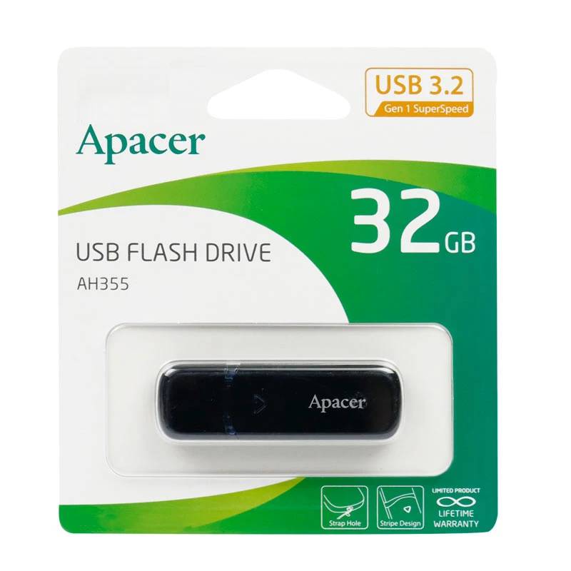 فلش مموری اپیسر مدل ای اچ 355 با ظرفیت 32 گیگابایت ا AH355 USB 3.2 Flash Memory 32GB