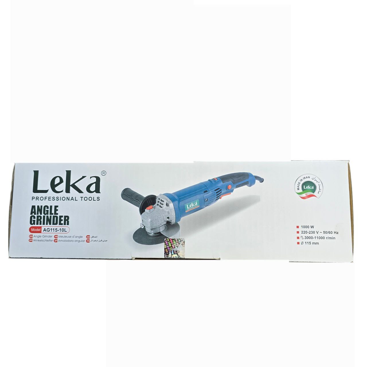 مینی فرز 1000 وات دسته بلند دیمر دار لکا مدل AG115-10L پس کرایه