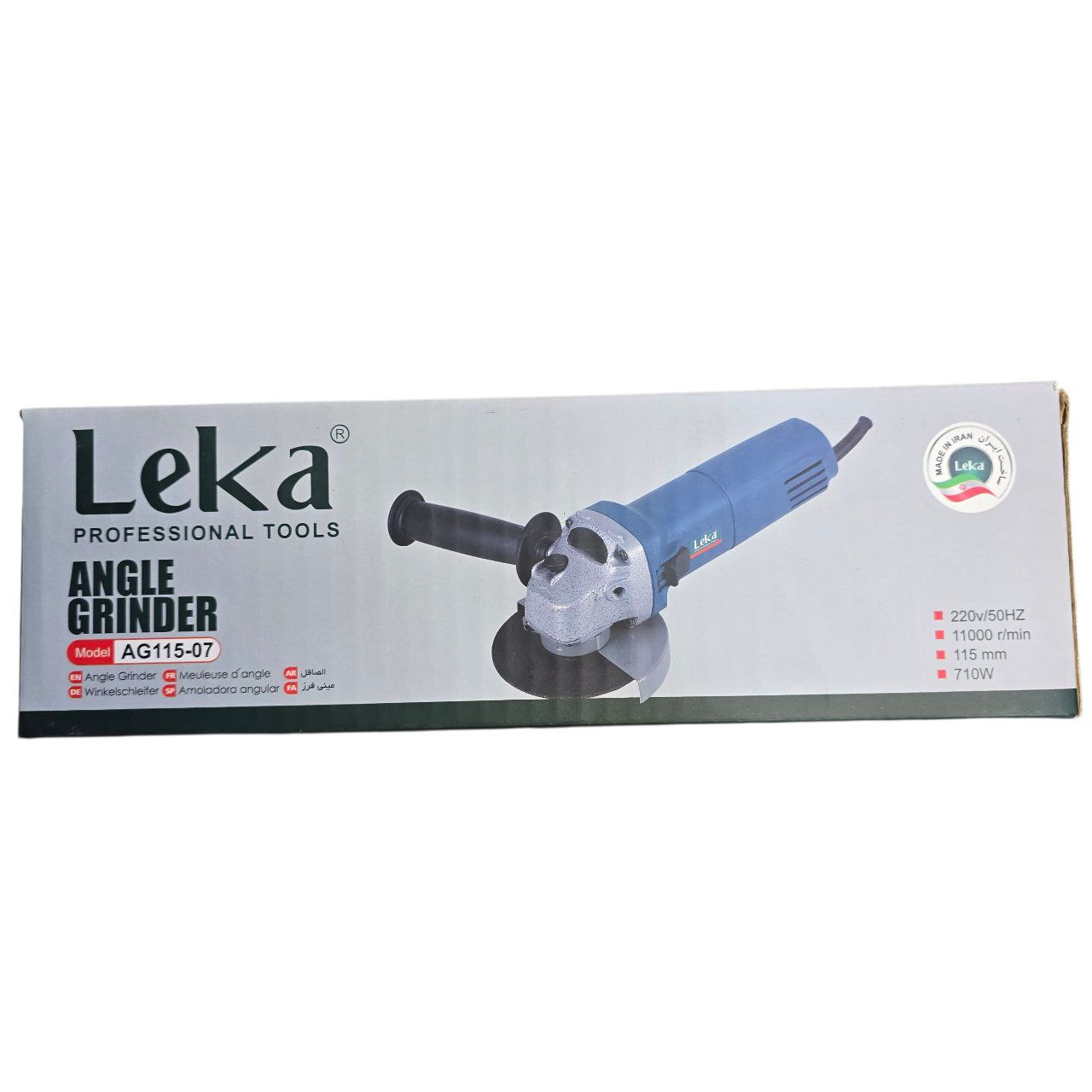 مینی فرز 710 وات لکا مدل AG115-07 پس کرایه