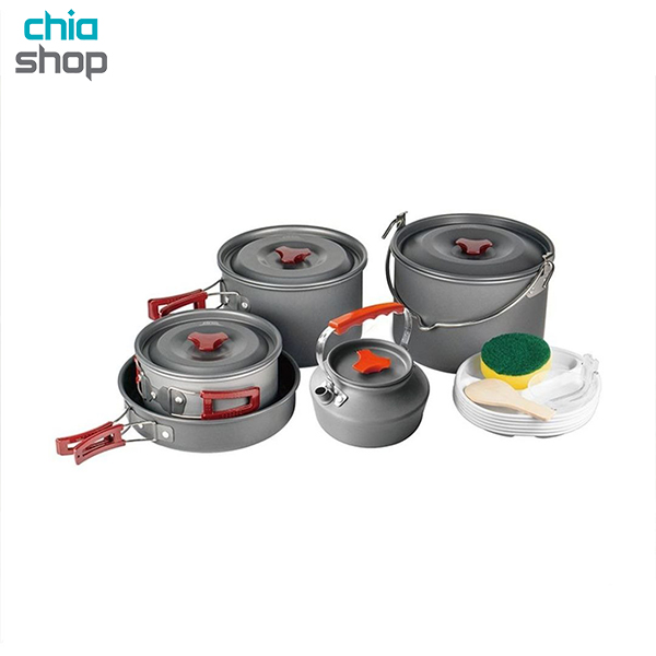 ست قابلمه کمپینگ 8 نفره بی آر اس BRS-157 (قسطی)-(پس کرایه)