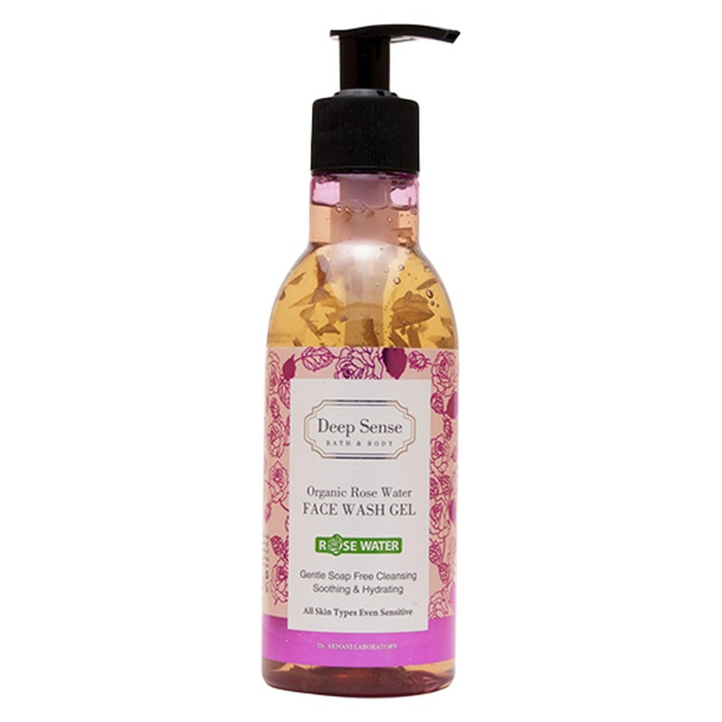 ژل شستشو صورت دیپ سنس مدل گلاب حجم 250 میلی لیتر