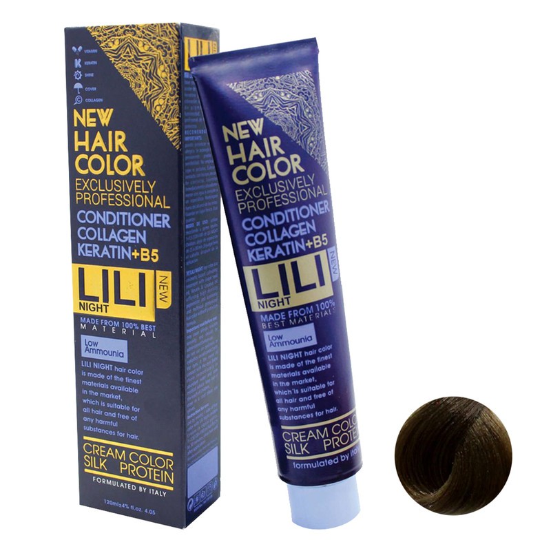 رنگ مو لی لی نایت مدل B5 شماره 8.31 حجم 120 میلی لیتر رنگ بلوند بژ متوسط