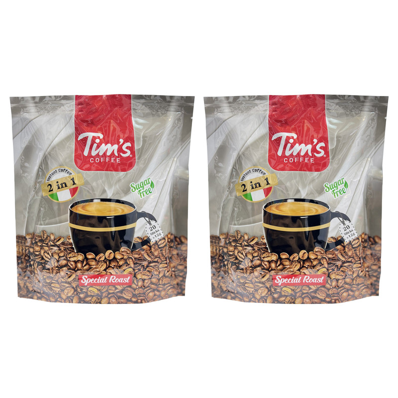 کافی میکس بدون قند تیمز - 12 گرم مجموعه 2 عددی