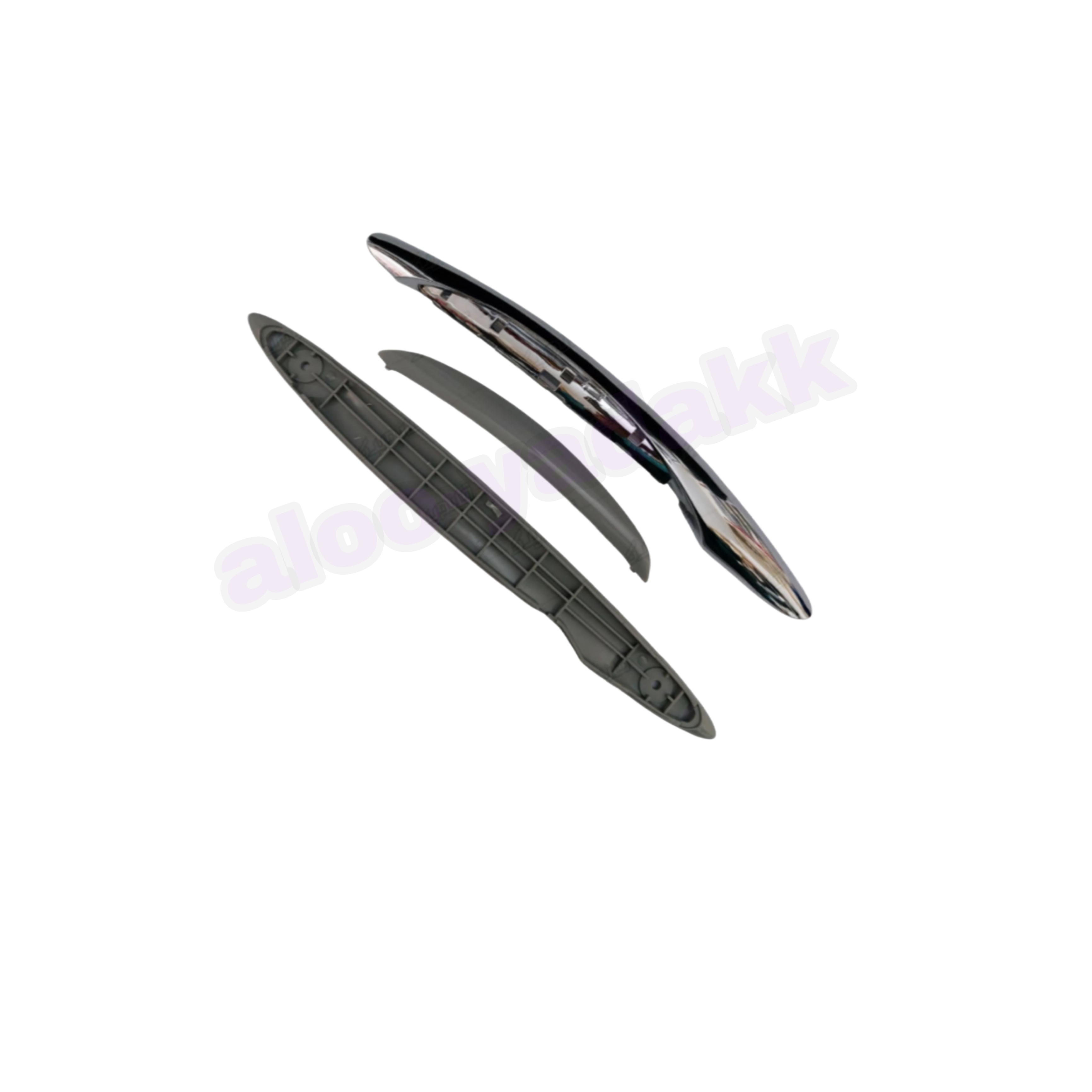 دستگیره 3 تیکه درب یخچال پارس – رنگ طوسی