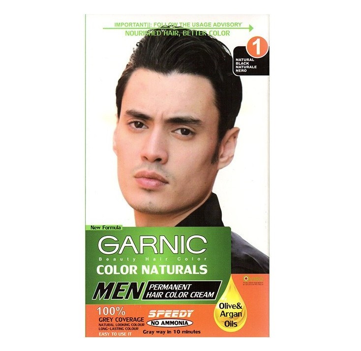 کیت رنگ مو مردانه گارنیک شماره 1 حجم 50 میلی لیتر