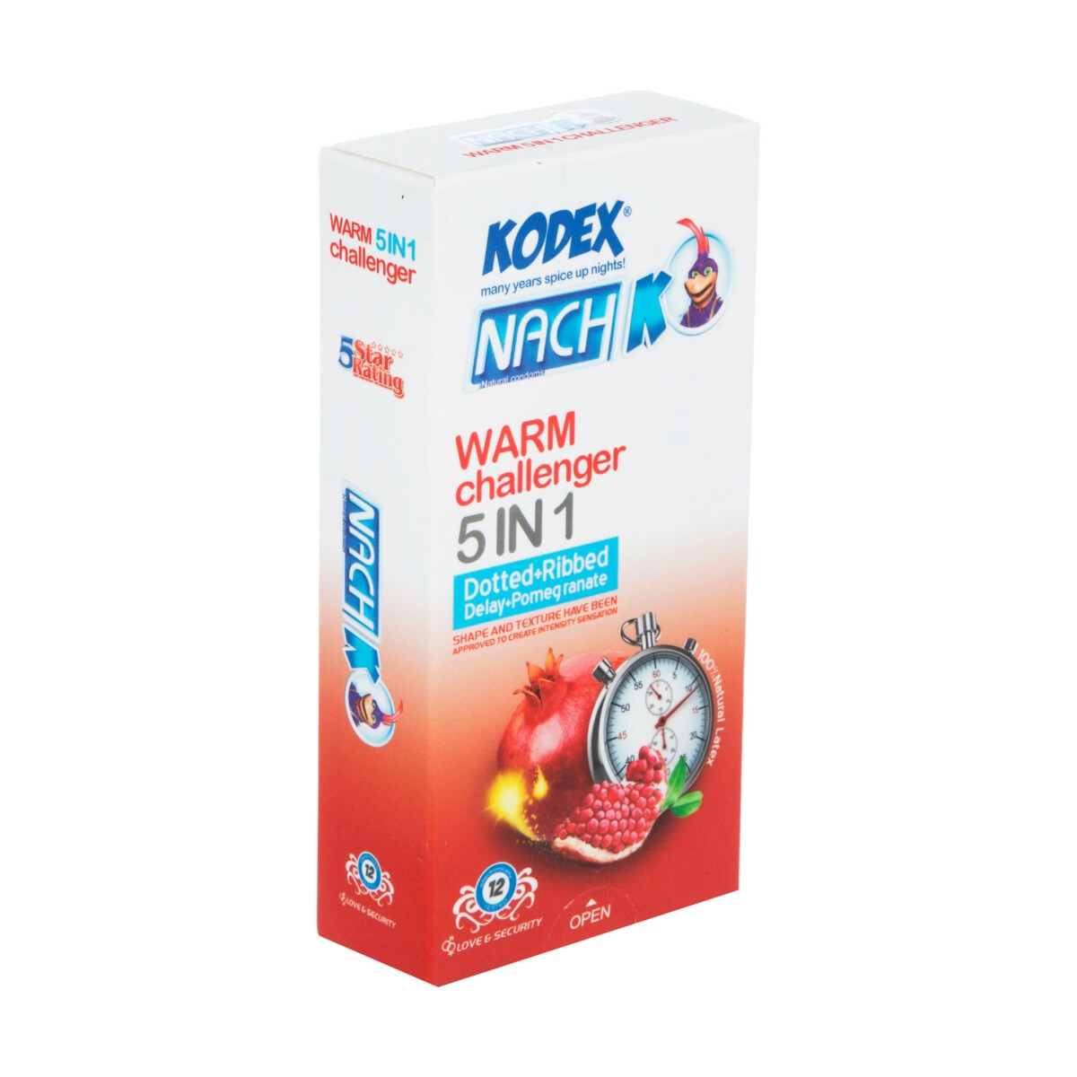 کاندوم کدکس مدل 5in1 بسته 12 عددی