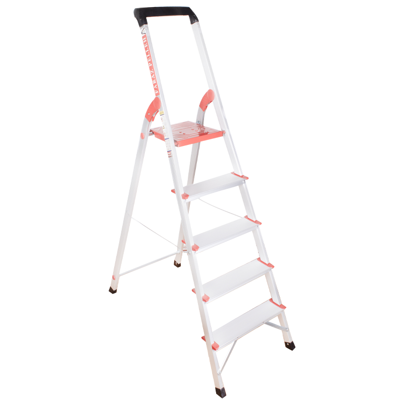 نردبان خانگی آلومینیوم مدل زمرد ارتفاع 180 متری 5 پله برند فرازپله پس کرایه