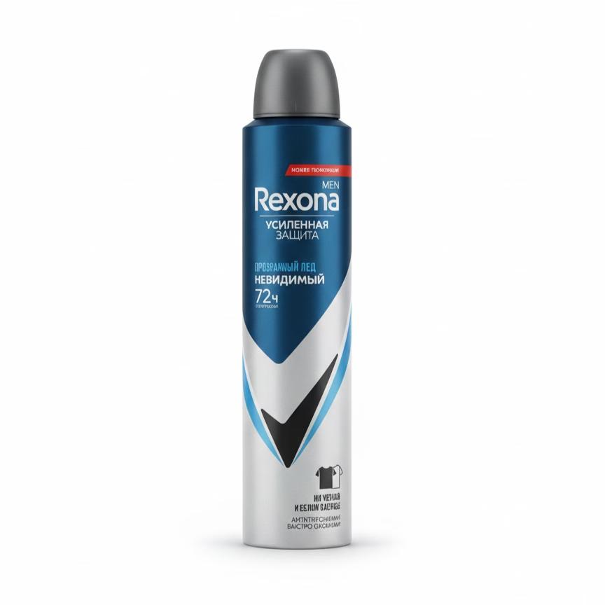 اسپری ضد تعریق مردانه رکسونا Rexona مدل Transparent Ice Invisible روسی