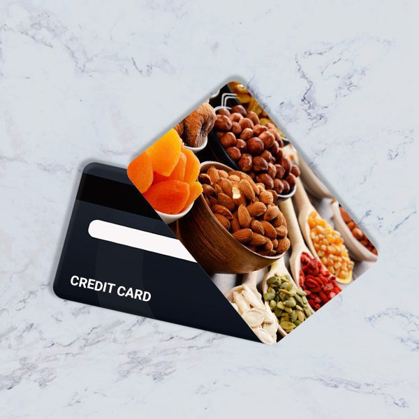 استیکر کارت بانکی مدل خوراکی کد CAC23-K