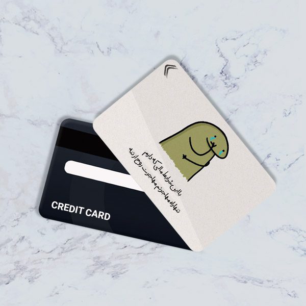 استیکر کارت بانکی مدل فانتزی کد CAD421-K