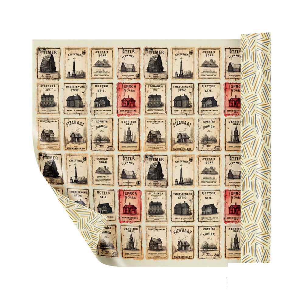 کاغذ کادو دورو ایمان طرح کرافت 4 کد0336