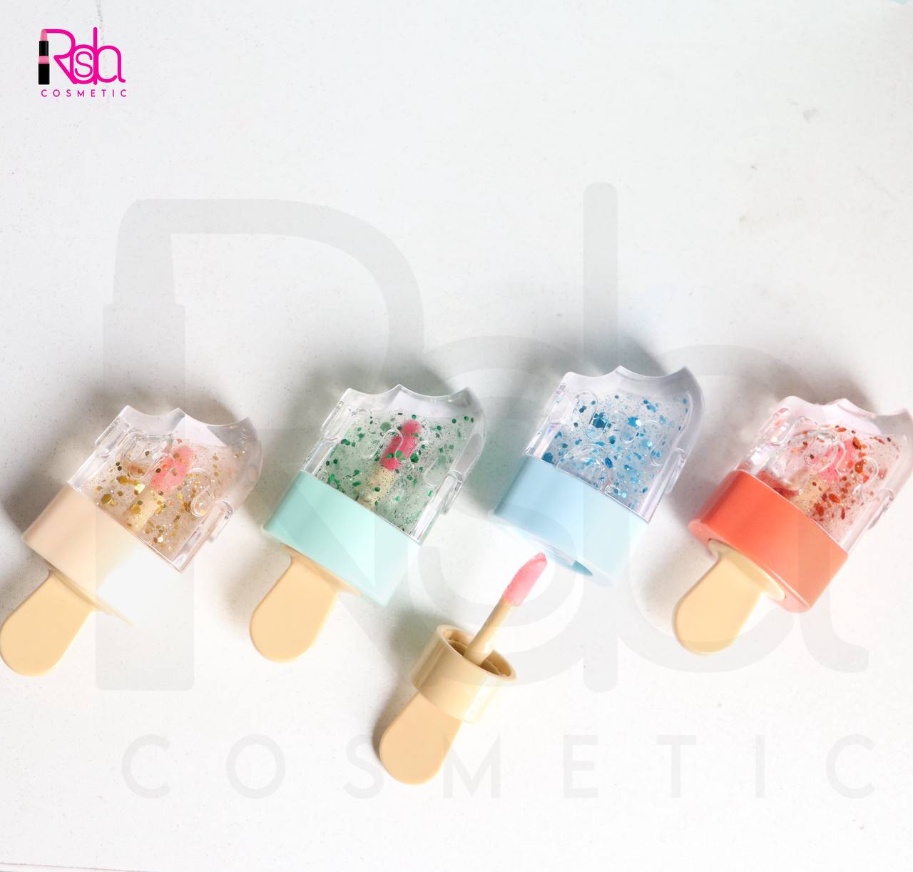 برق لب بستنی چوبی گاز زده