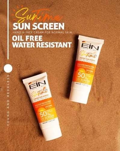 کرم ضد آفتاب SPF50 انواع پوستEIN