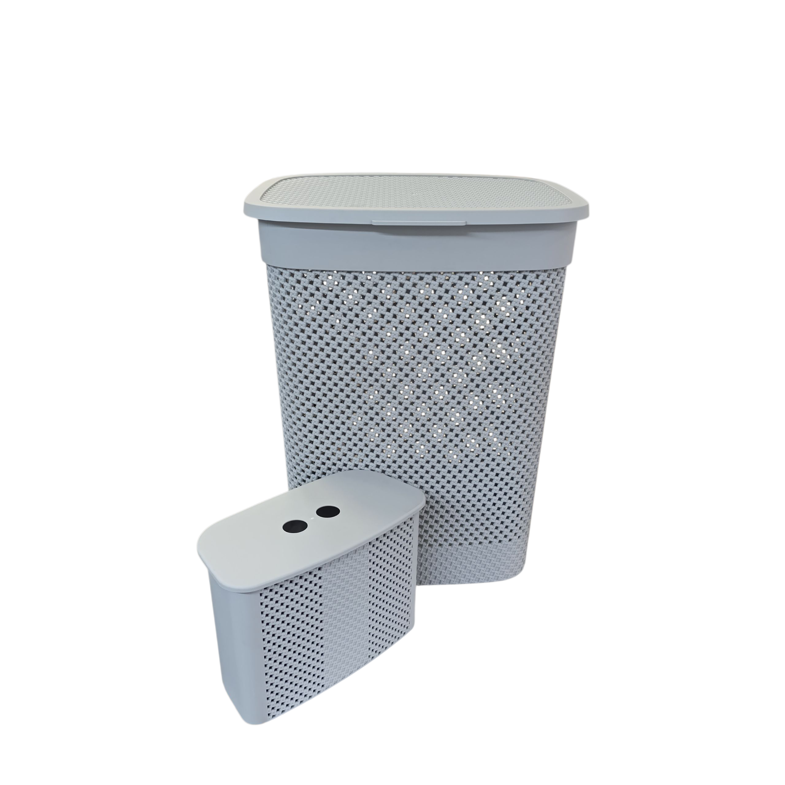 سبد  رخت دربدار بلند بافت لیمون