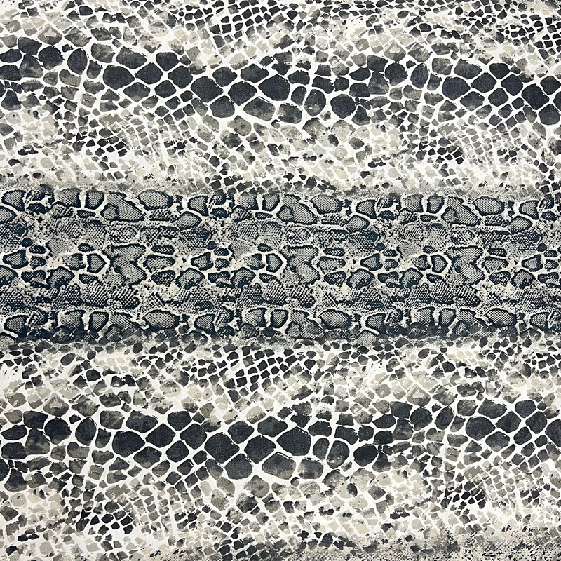 پارچه ملحفه عرض 2.4 متر مدل پوست ماری کد 01 رنگ زغالی