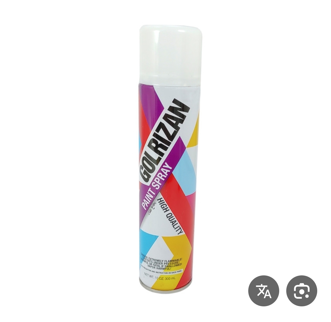اسپری رنگ سفید گلریزان 300میل