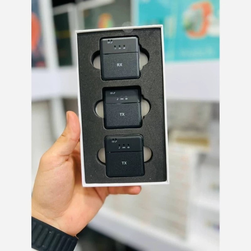 میکروفون یقه‌ای دوکاربره SX9 از برند Wireless Microphone