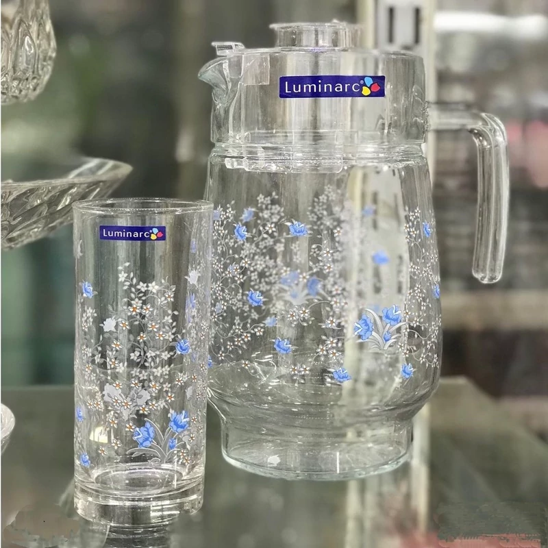 پارچه و لیوان فرانسه برند لومینارک مدل رمانتیک