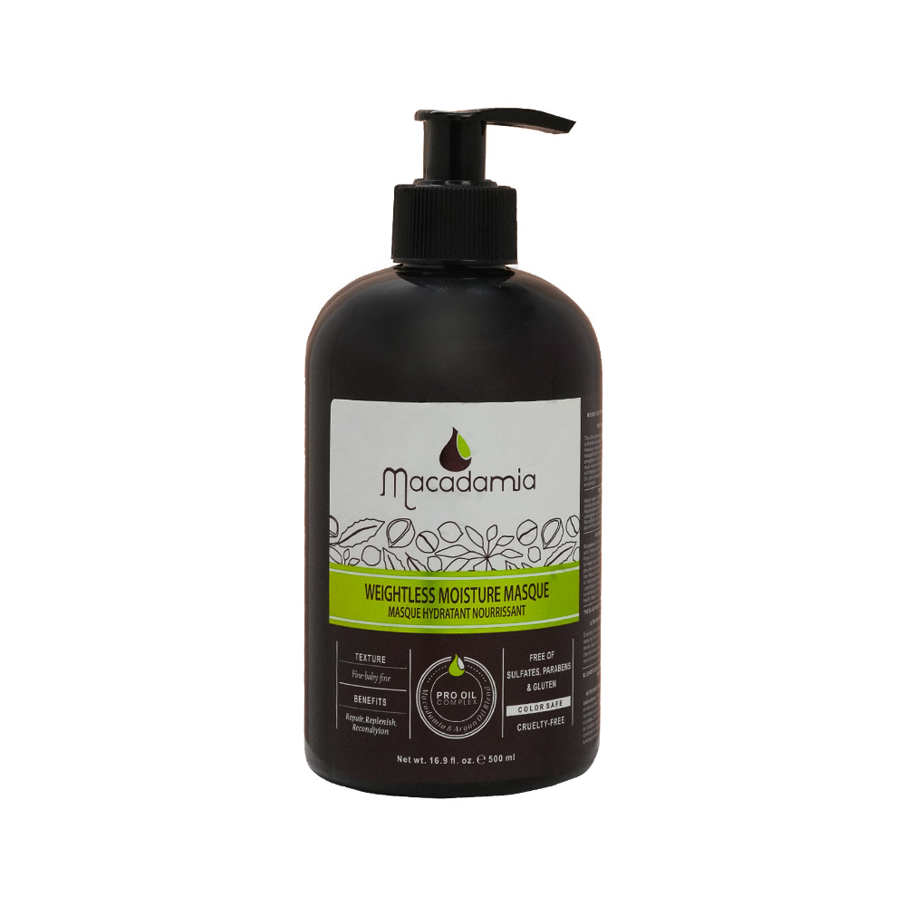 ماسک مو داخل حمام پمپی 500 میل سفید ماکادمیا