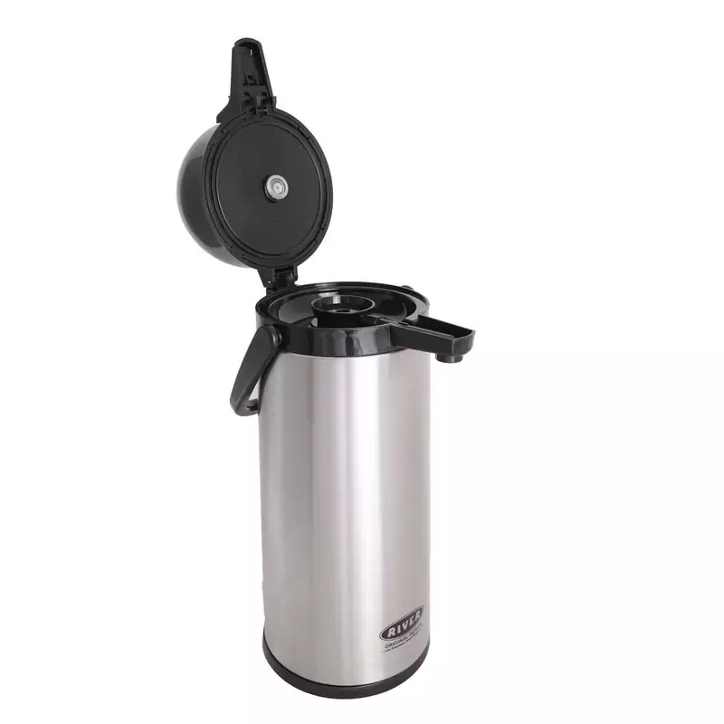 فلاسک پمپی 2.5 لیتر  شیشه دار ریور 8607 RIVER