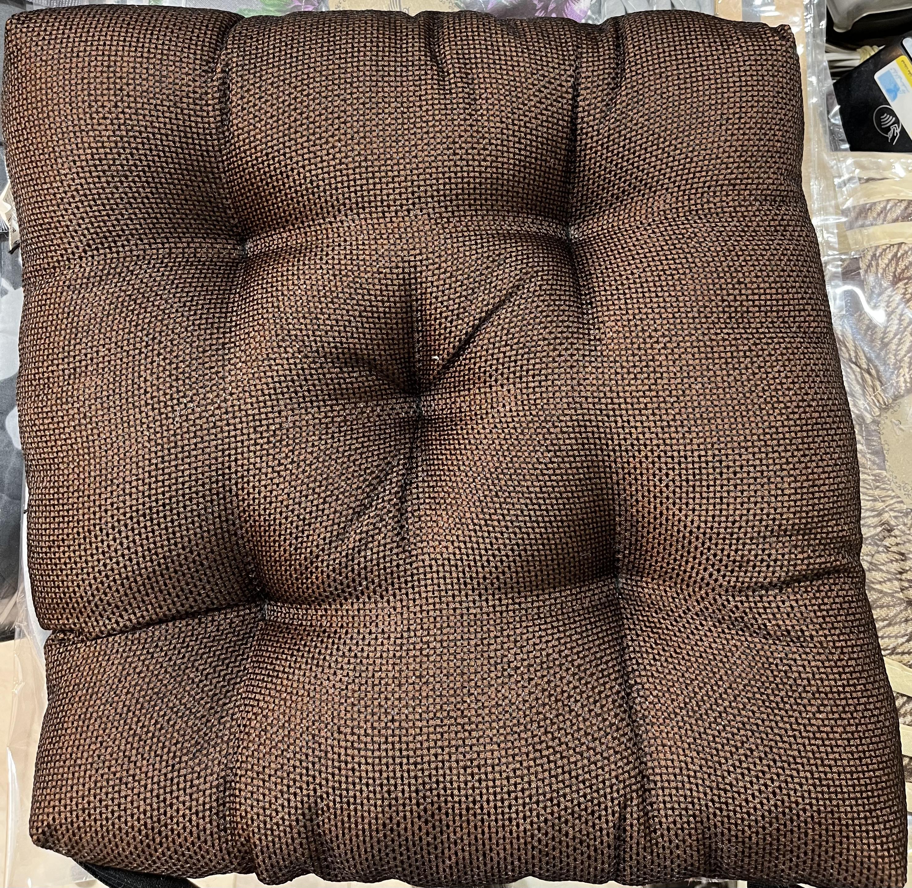 نشیمن  نشیمنگاه ضد تعریق الیافی رودوخت رنگ قهوه ای