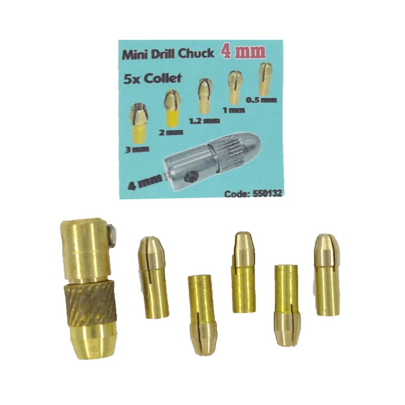 مجموعه 5 عددی سه نظام همراه با کولت 4mm