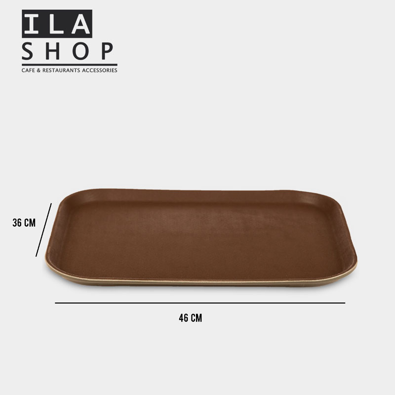 سینی ترمز دار مستطیل سایز 46*36 یک عددی ایلا