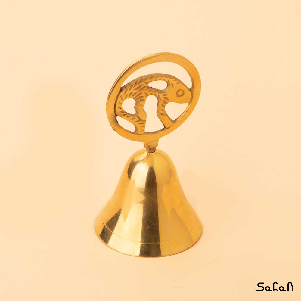 زنگ برنجی دستی ماه تولد فروردین