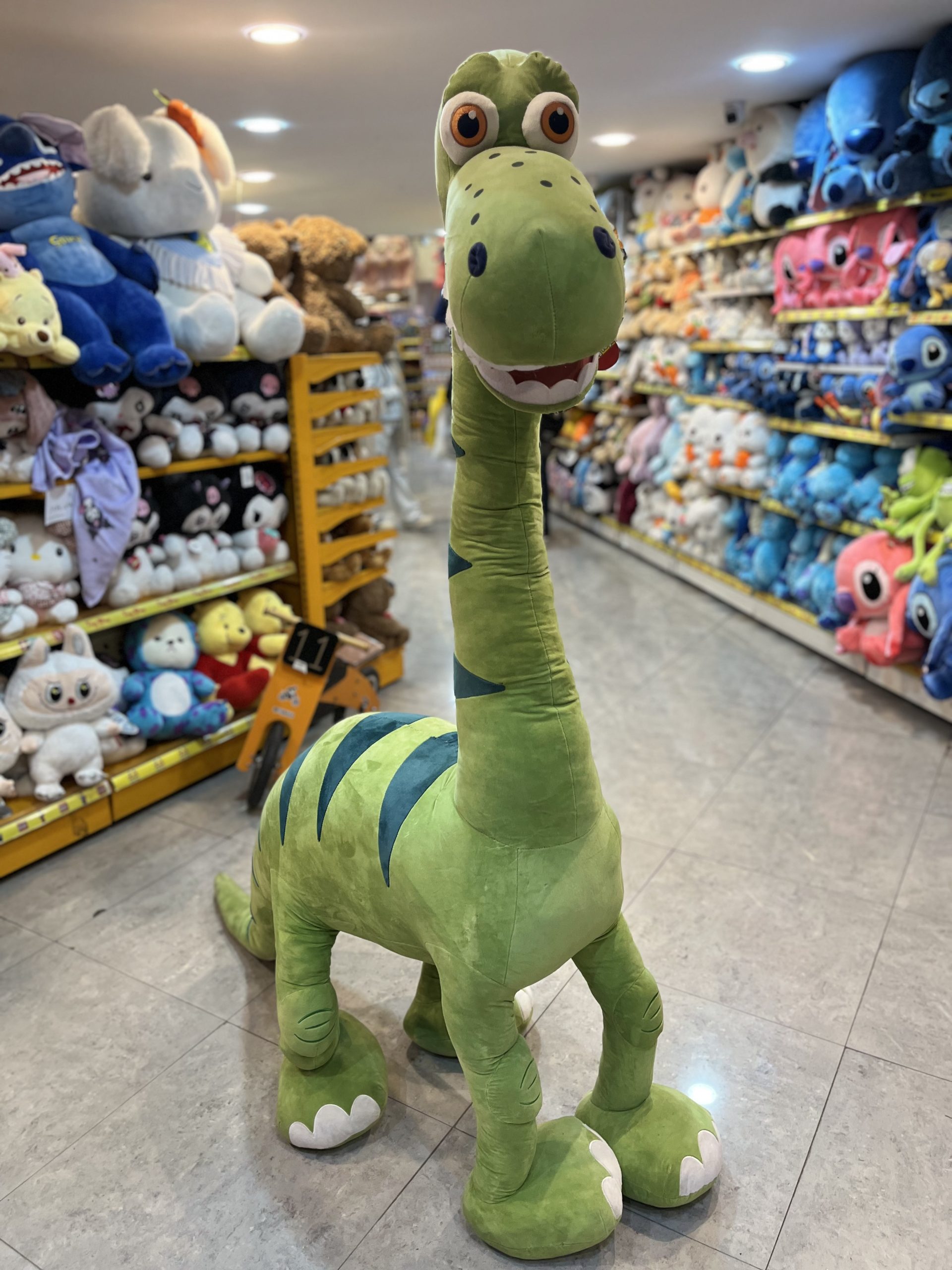 عروسک دایناسور اورجینال 180 سانت