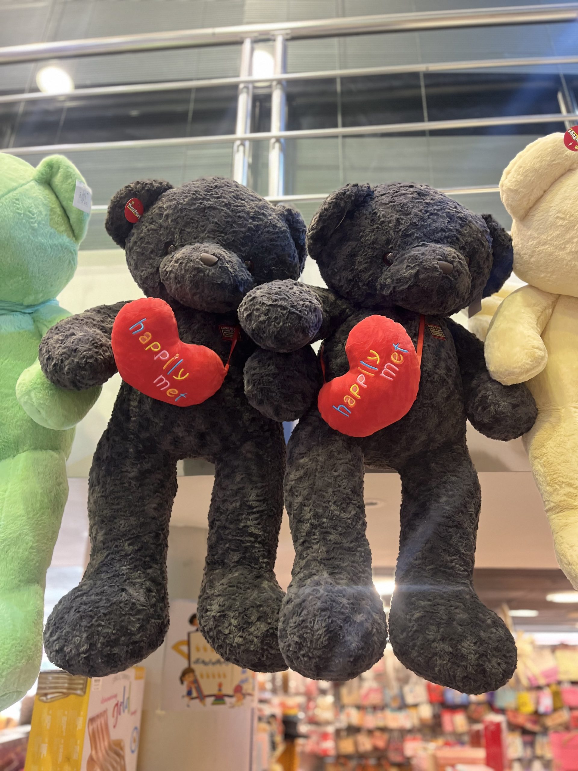 عروسک خرس کیف قلبی110 سانت