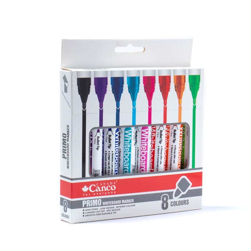 ماژیک وایت برد 8 رنگ کنکو مدل Primo Mix‏