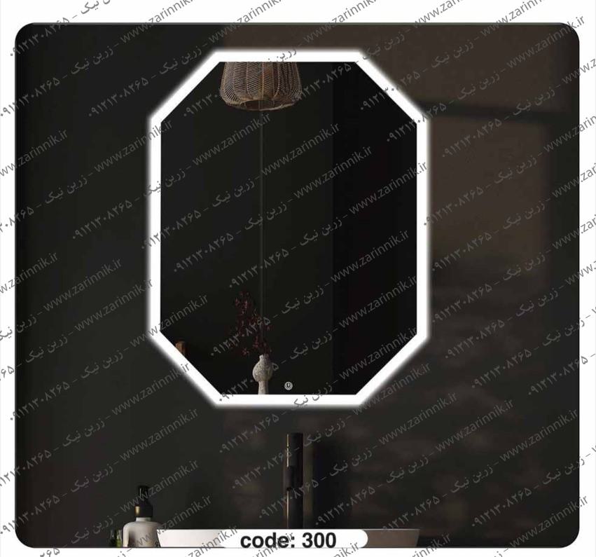 آینه مدرن زرین نیک کد AD102