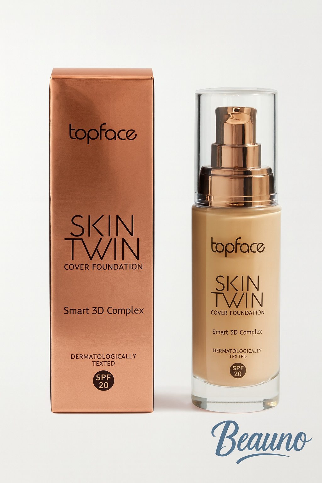 کرم پودر اسکین توین 005 تاپ فیس SPF20 حجم 32 میلی لیتر