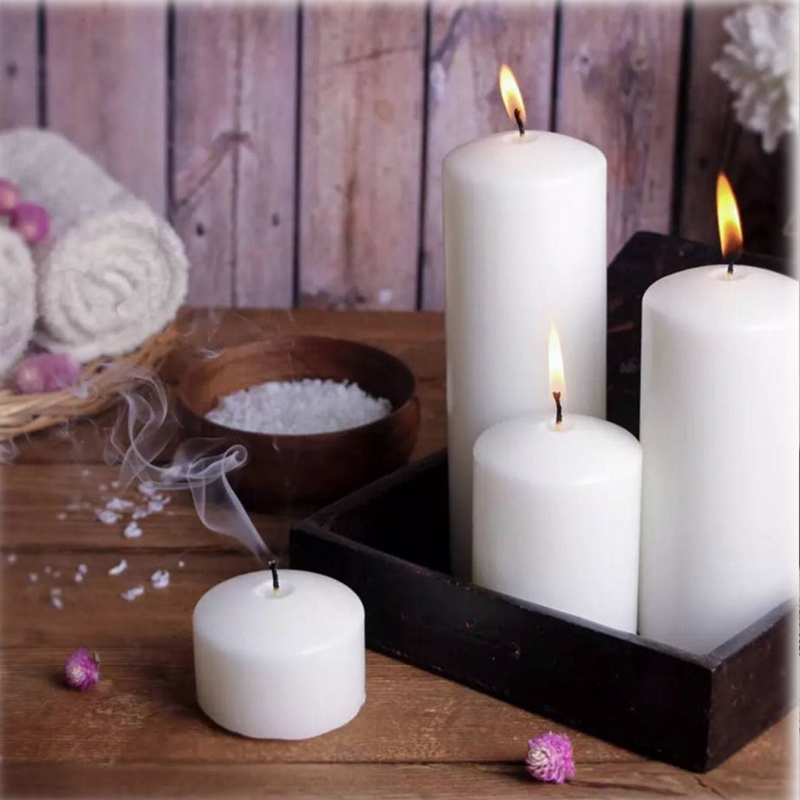 ست شمع طرح استوانه ساده 1002