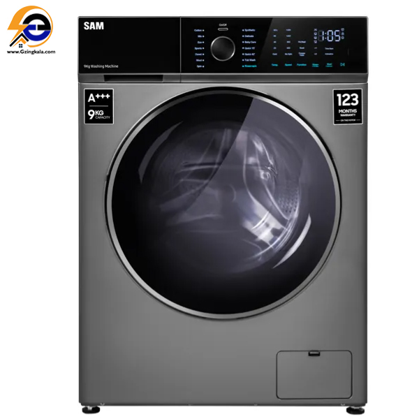 ماشین لباسشویی سام 9 کیلویی مدل DD-P1482/IN پس کرایه