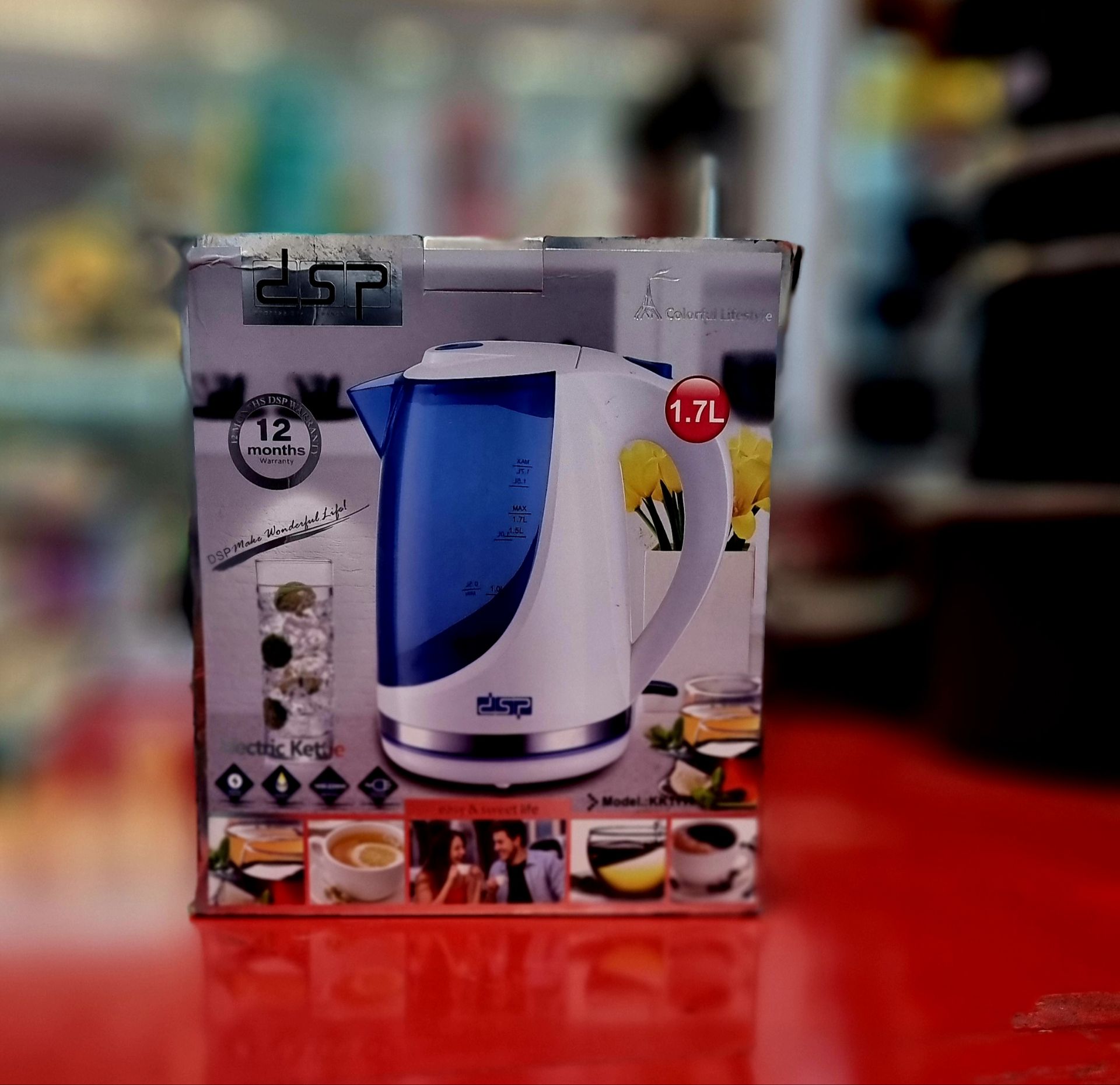 کتری برقی برند لایف اسمایل مدرج 40