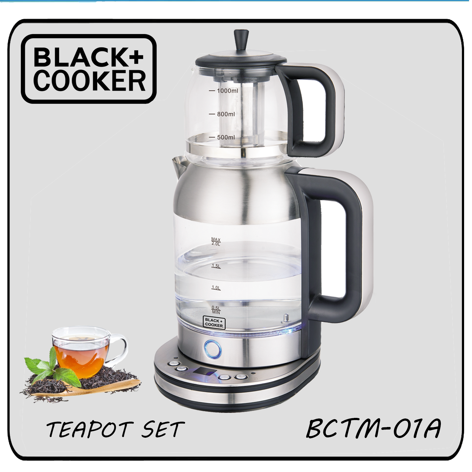 لوکس چای ساز بلک کوکر مدل BCTM-01A هوم