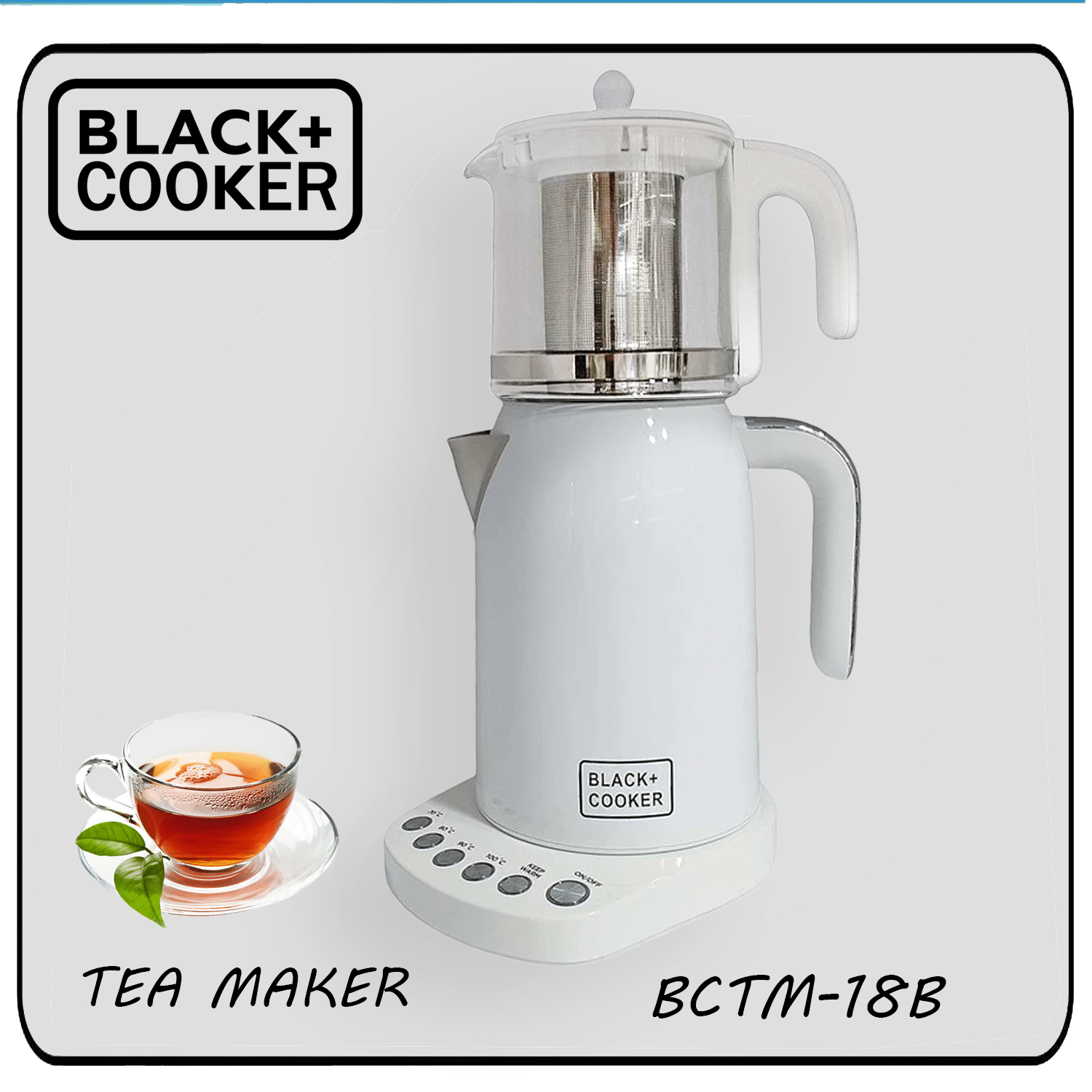 لوکس چای ساز بلک کوکر مدل BCTM-18B هوم
