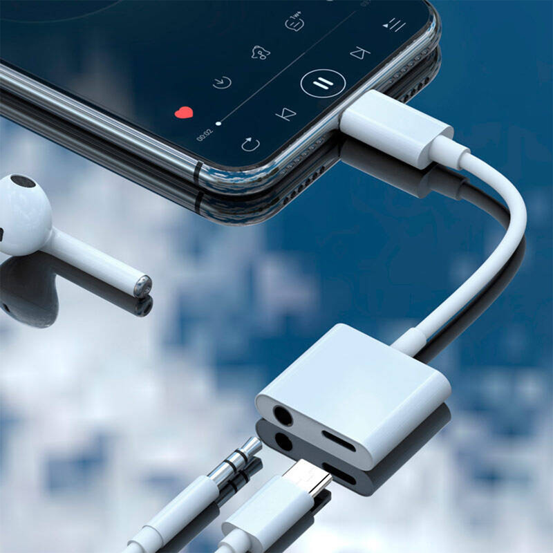 مبدل USB-C به USB-C/AUX مدل K6