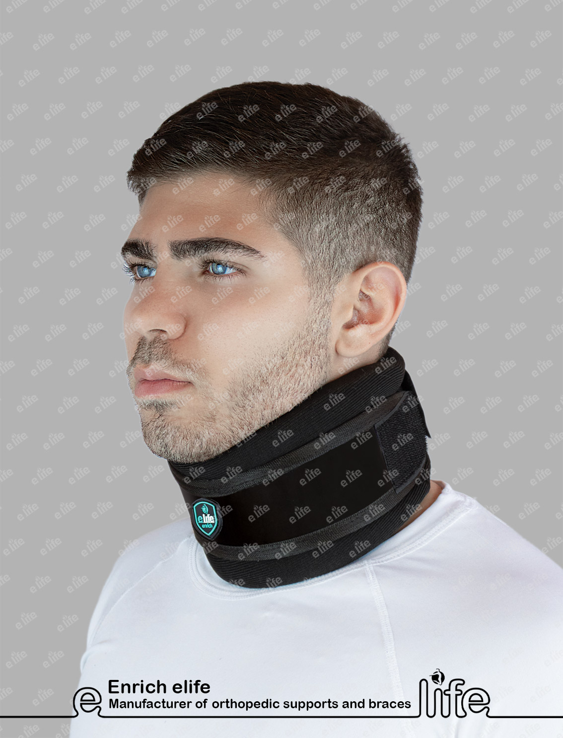 گردنبند طبی نیمه سخت ایلایف کد116