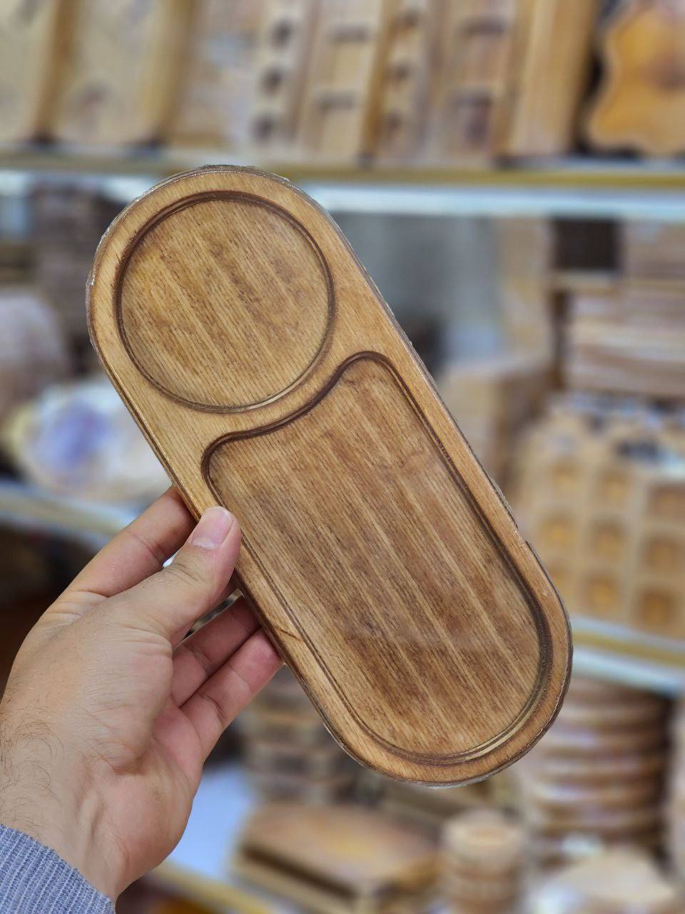 آدجاشاپ - زیرلیوانی بیضی دو خانه (پست پیشتاز پس کرایه)