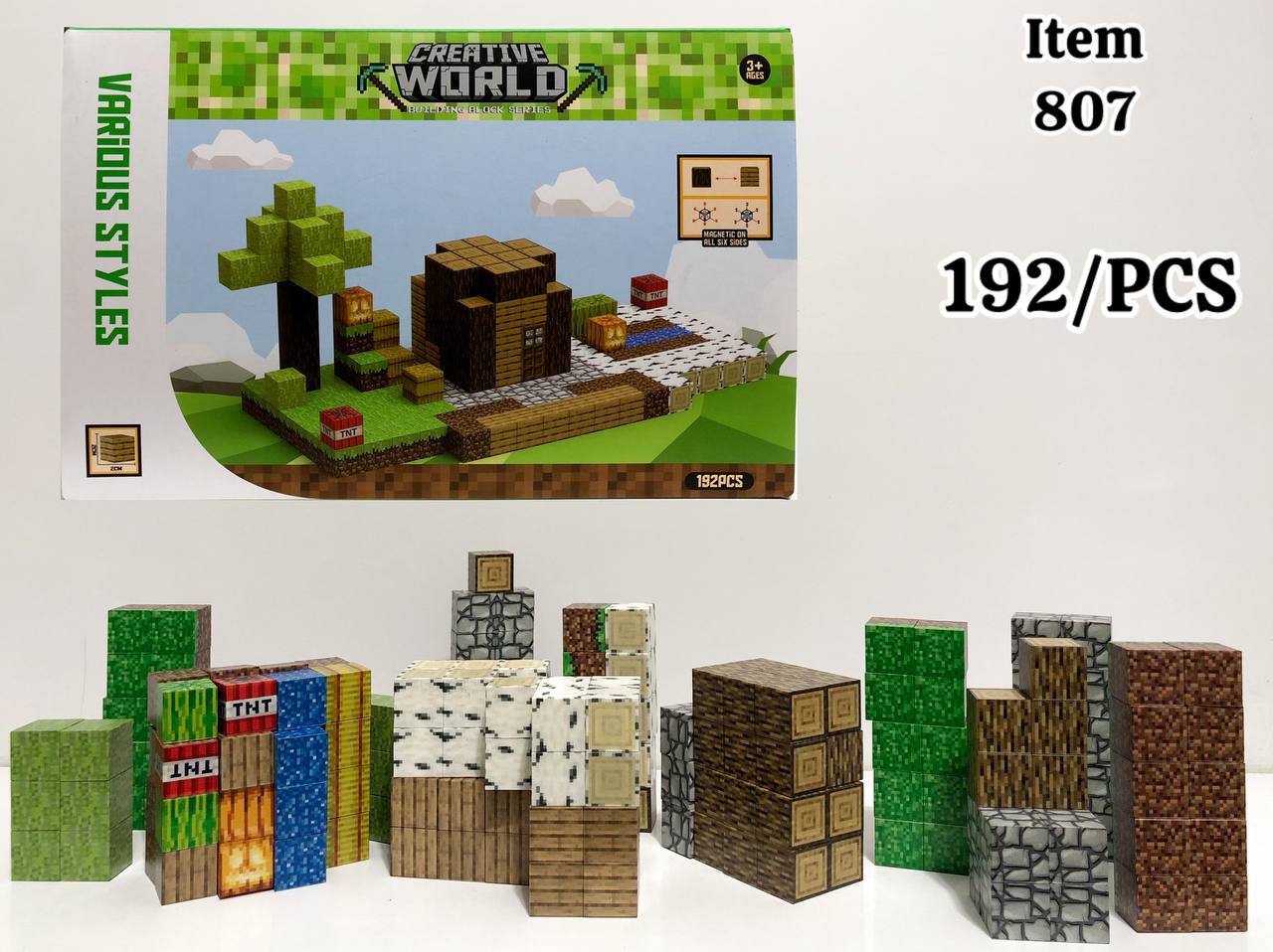بلوک مگنتی ماینکرافت 192 قطعه 807