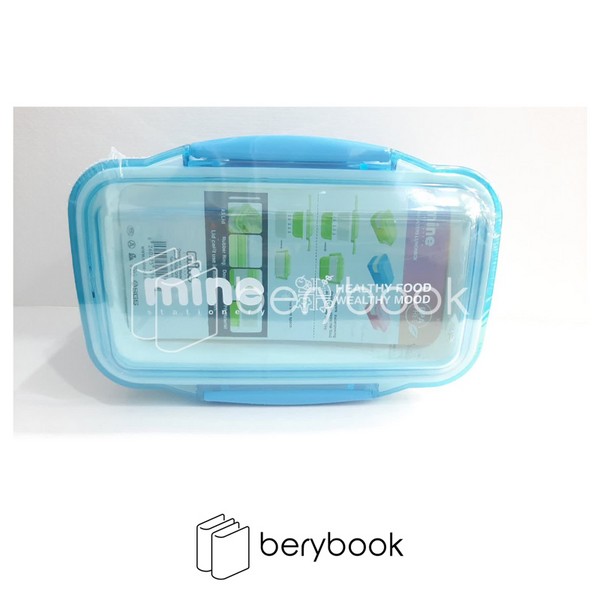 mine / ماین / ظرف غذا / پلاستیکی / صورتی / دو طبقه / LB-216